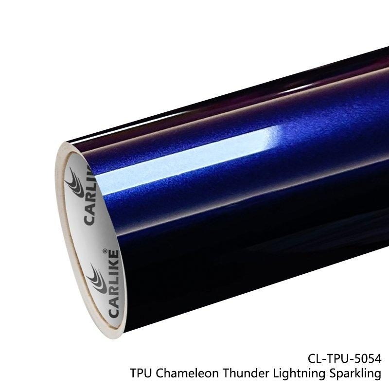 CARLIKE CL-TPU-5054 TPU Caméléon Thunder Lightning Sparkling Paint Protection Film Self Healing — 