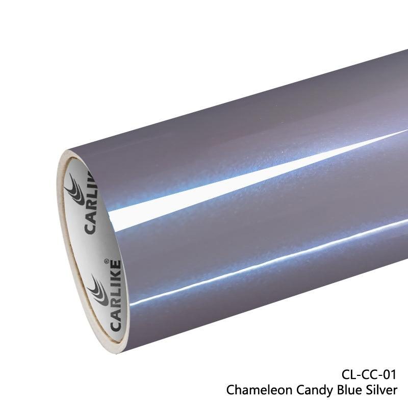 CARLIKE CL-CC-01 Caméléon Candy Bleu Argent Vinyle — 
