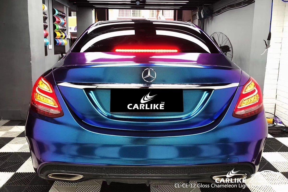 CARLIKE CL-CE-12 Caméléon Électro Métallisé Brillant Bleu Violet Vinyle — 
