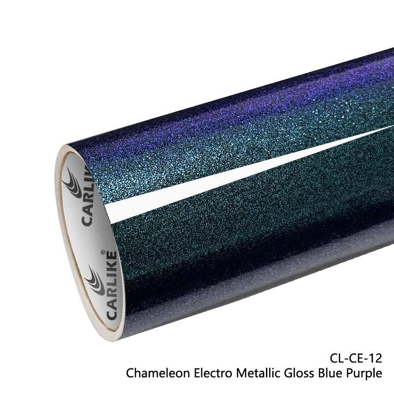 CARLIKE CL-CE-12 Caméléon Électro Métallisé Brillant Bleu Violet Vinyle — 