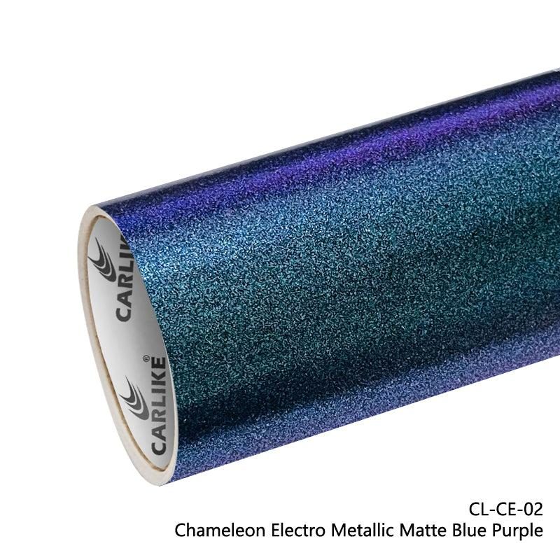 CARLIKE CL-CE-02 Chameleon Electro Metallic Matte Blue Purple Vinyl — 