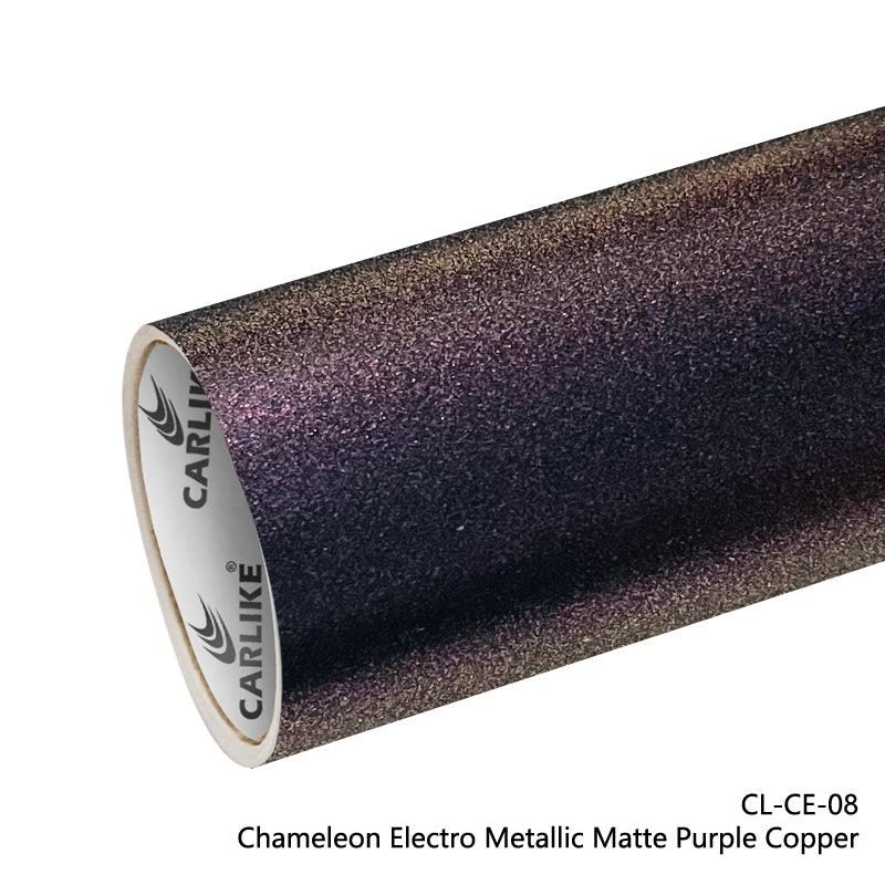 CARLIKE CL-CE-08 Caméléon Électro Métallisé Mat Violet Cuivre Vinyle — 