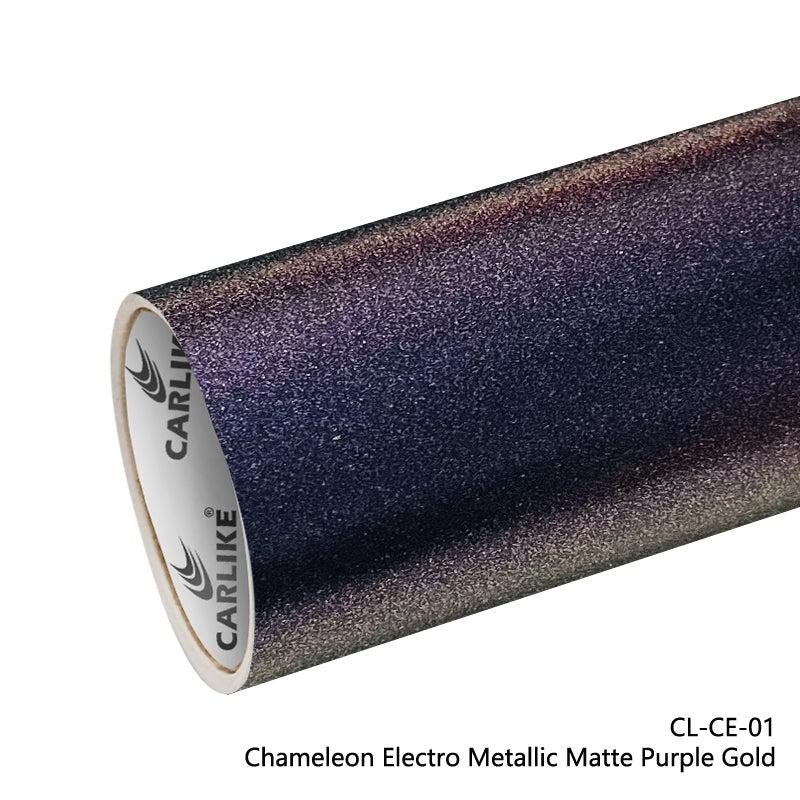 CARLIKE CL-CE-01 Caméléon Électro Métallisé Mat Violet Or Vinyle — 