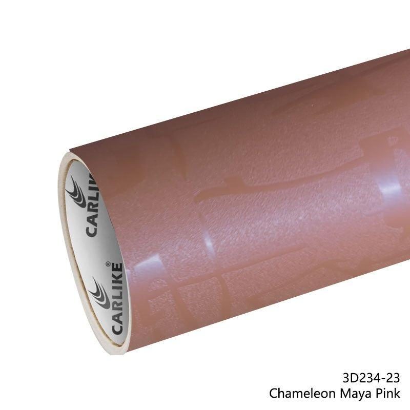 CARLIKE CL-3D234-23 Caméléon Maya Rose Vinyle — 
