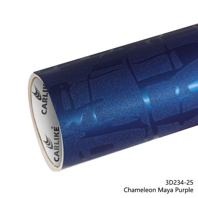 CARLIKE CL-3D234-25 Caméléon Maya Violet Vinyle — 