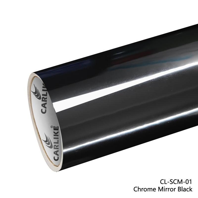 CARLIKE CL-SCM-01 Chrome Miroir Noir Vinyle — 