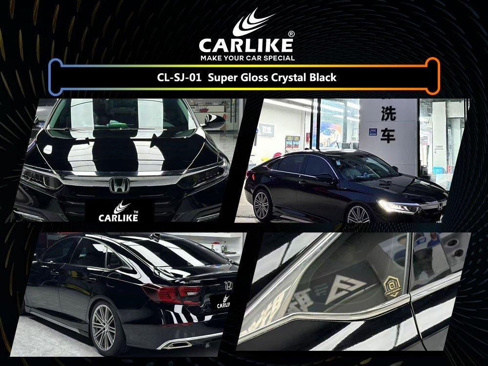 CARLIKE CL-SJ-01 Ultra-brillant Cristal Noir Vinyle — 
