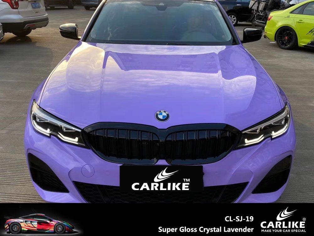 CARLIKE CL-SJ-19 Super Gloss Crystal Lavender Vinyl — 