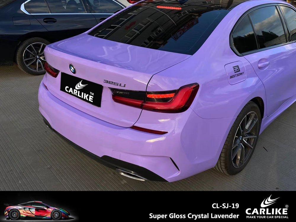 CARLIKE CL-SJ-19 Super Gloss Crystal Lavender Vinyl — 