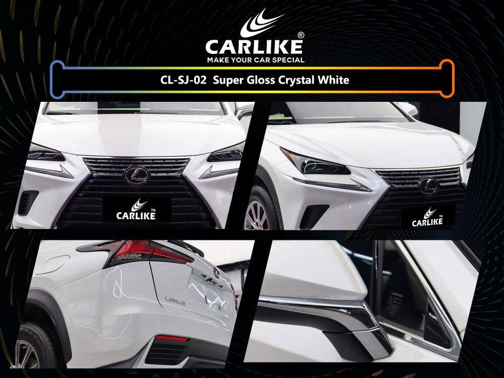 CARLIKE CL-SJ-02 Super Gloss Crystal White Vinyl — 