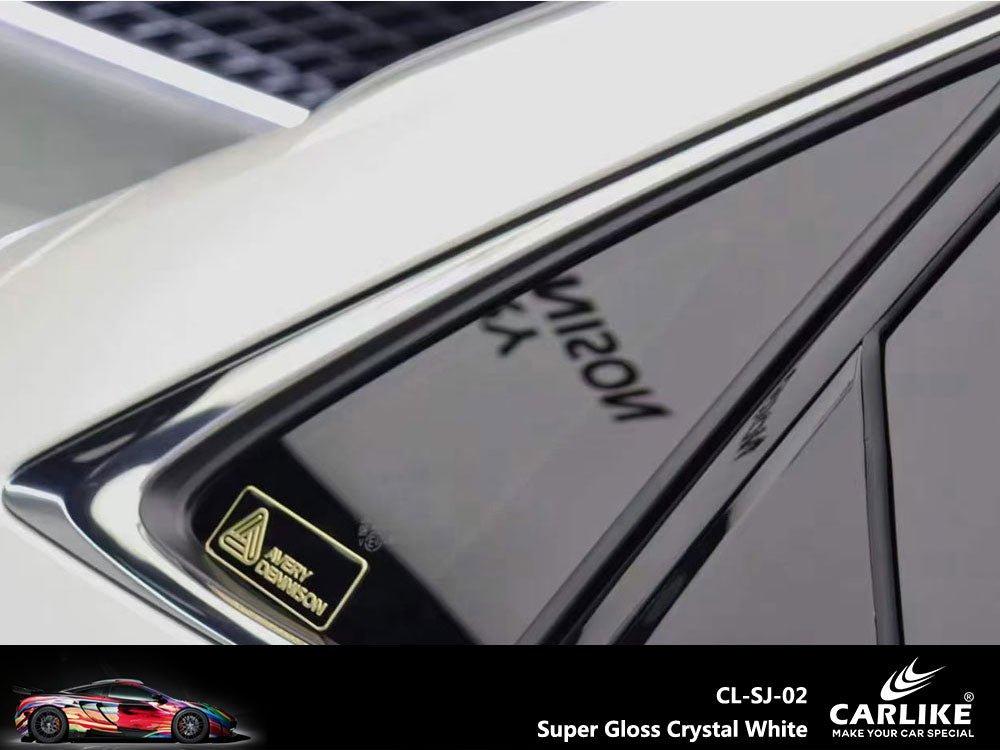 CARLIKE CL-SJ-02 Super Gloss Crystal White Vinyl — 