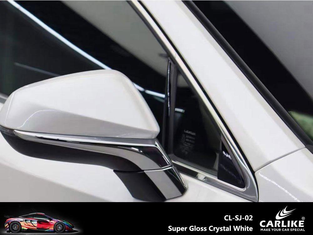 CARLIKE CL-SJ-02 Super Gloss Crystal White Vinyl — 