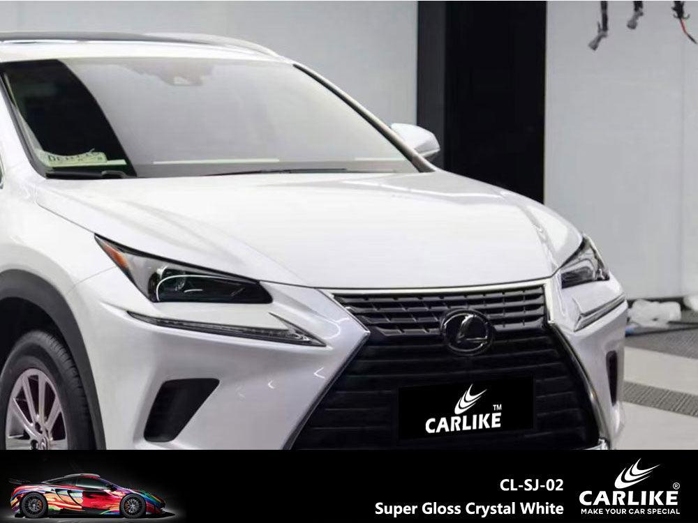 CARLIKE CL-SJ-02 Super Gloss Crystal White Vinyl — 