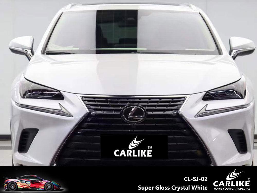 CARLIKE CL-SJ-02 Super Gloss Crystal White Vinyl — 