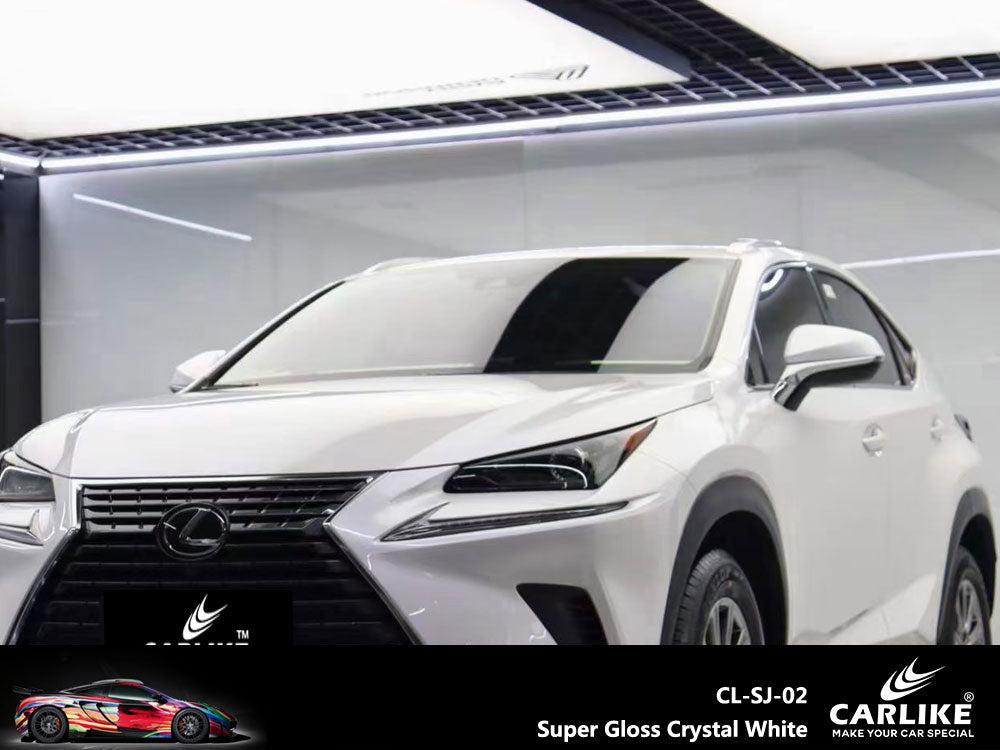 CARLIKE CL-SJ-02 Super Gloss Crystal White Vinyl — 
