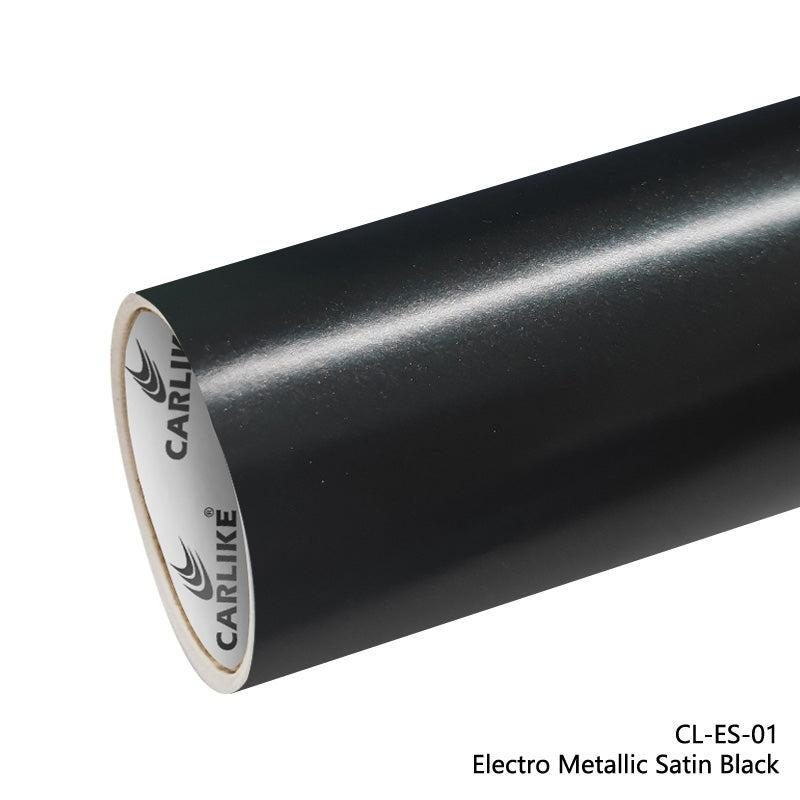 CARLIKE CL-ES-01 Electro Metallic Satin Black Vinyl — 