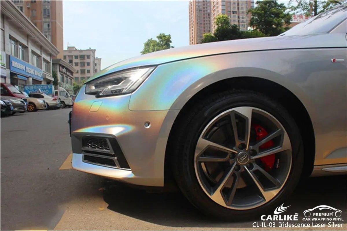 CARLIKE CL-IL-03 Iridescence Laser Diamond Sliver Vinyl — 