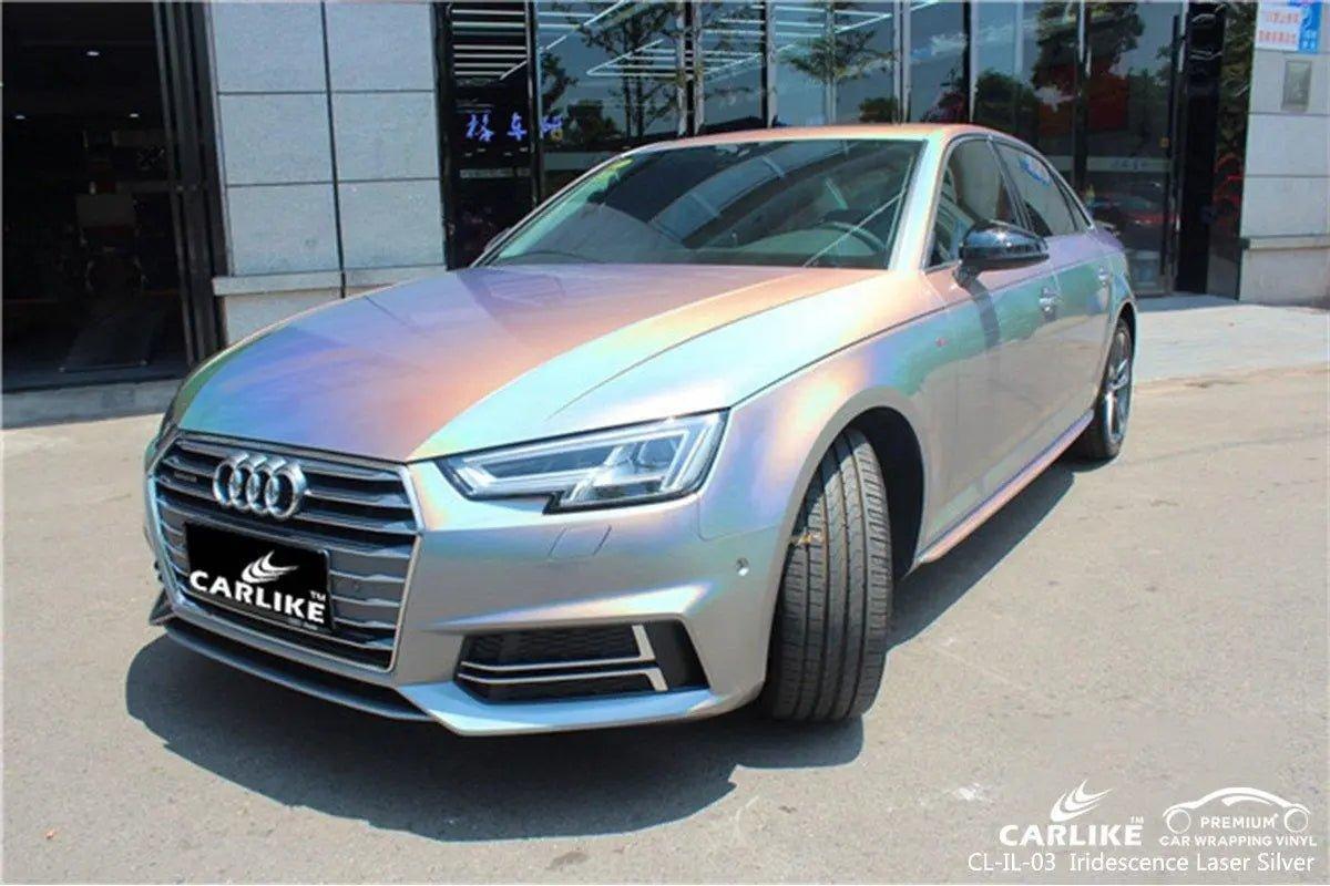 CARLIKE CL-IL-03 Iridescence Laser Diamond Sliver Vinyl — 