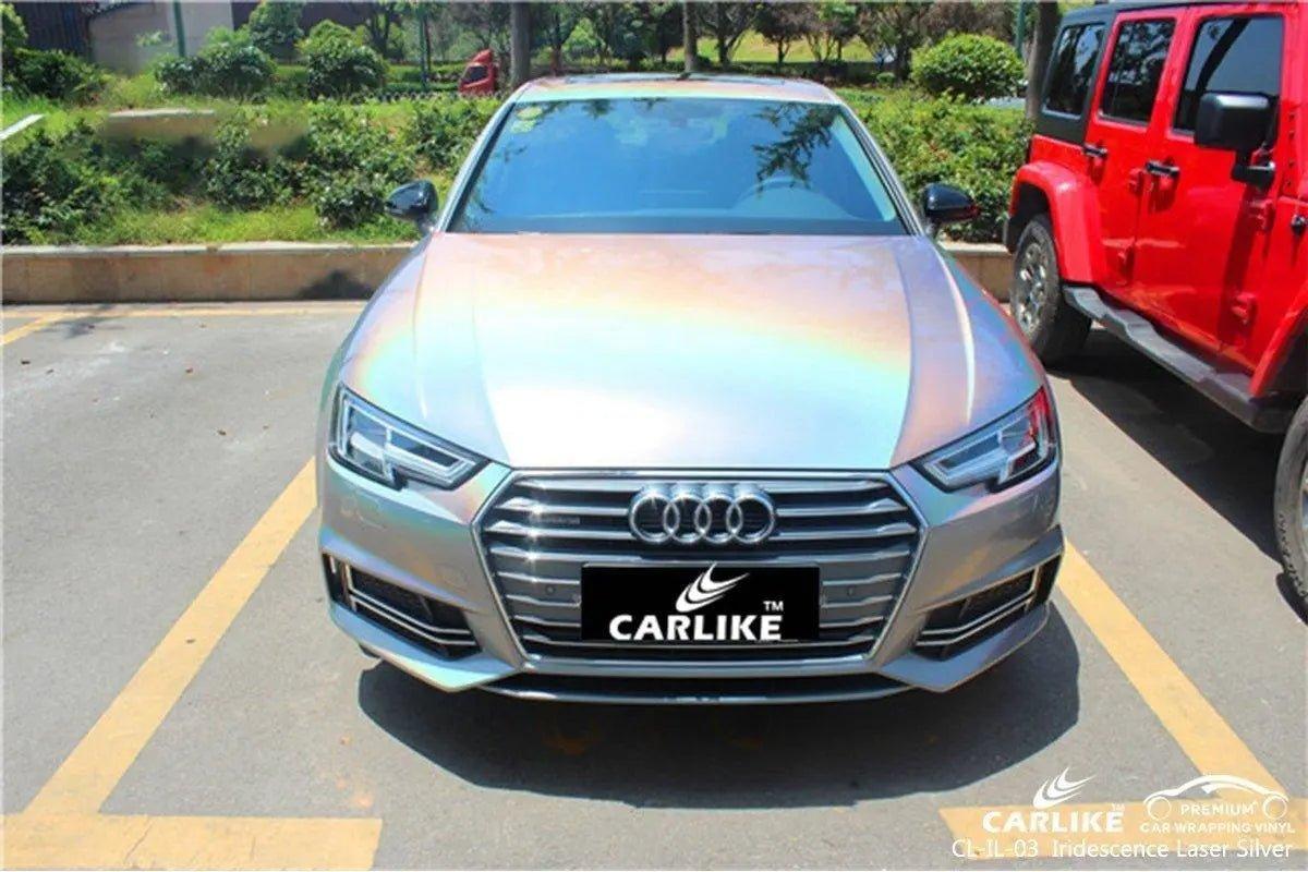 CARLIKE CL-IL-03 Iridescence Laser Diamond Sliver Vinyl — 
