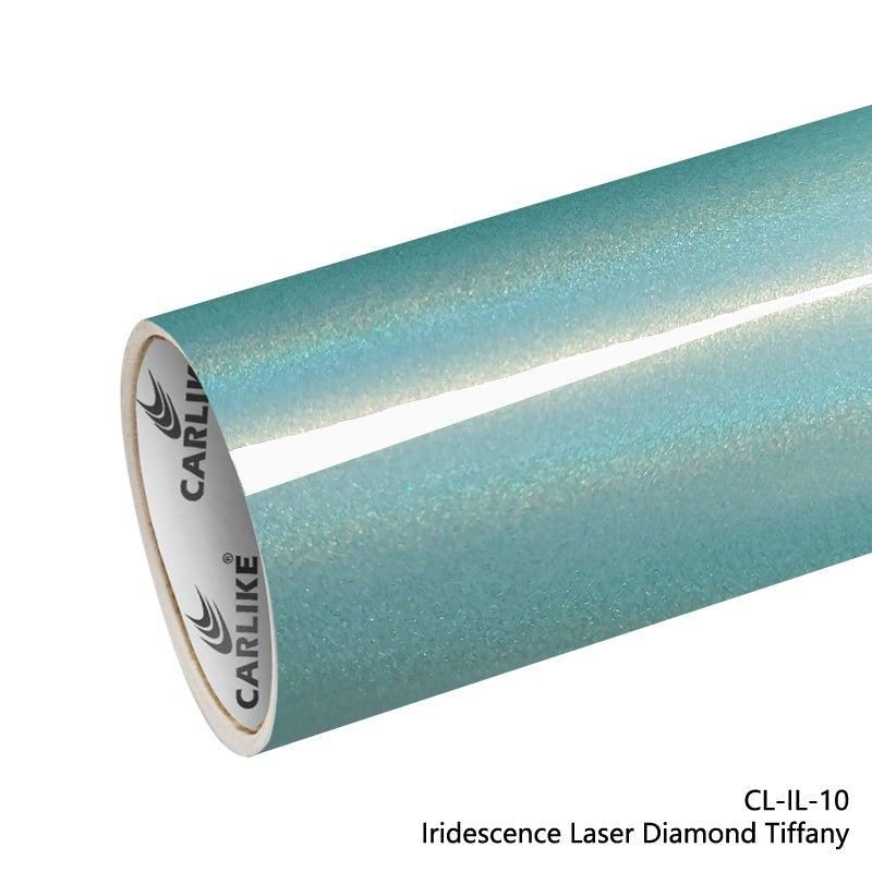 CARLIKE CL-IL-10 Irisé Laser Diamant Tiffany Vinyle — 