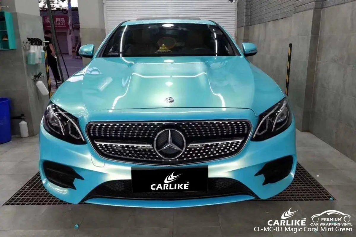 CARLIKE CL-MC-03 Magique Caméléon Or Corail Bleu Vinyle — 
