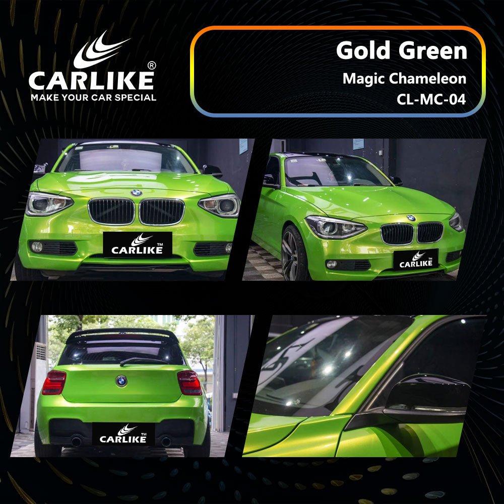 CARLIKE CL-MC-04 Magic Chameleon Gold Green Vinyl — 