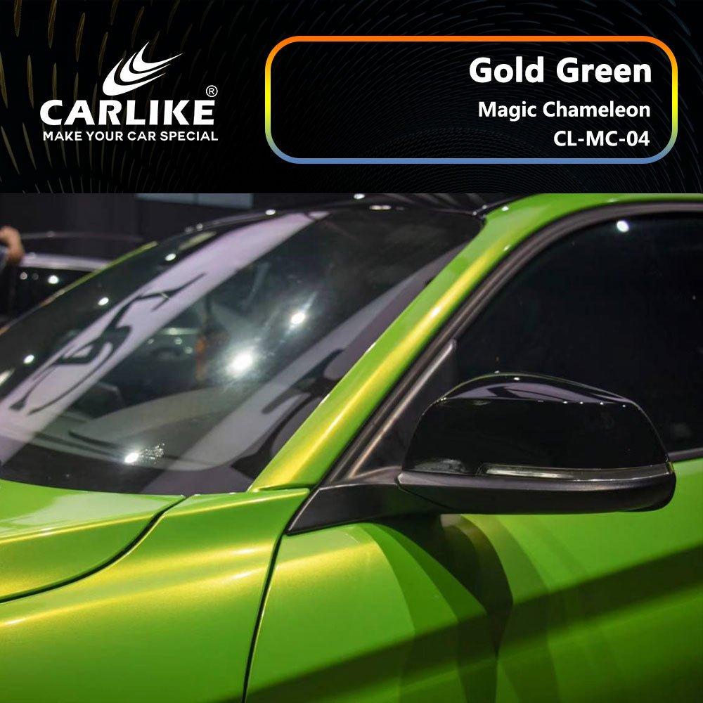 CARLIKE CL-MC-04 Magic Chameleon Gold Green Vinyl — 