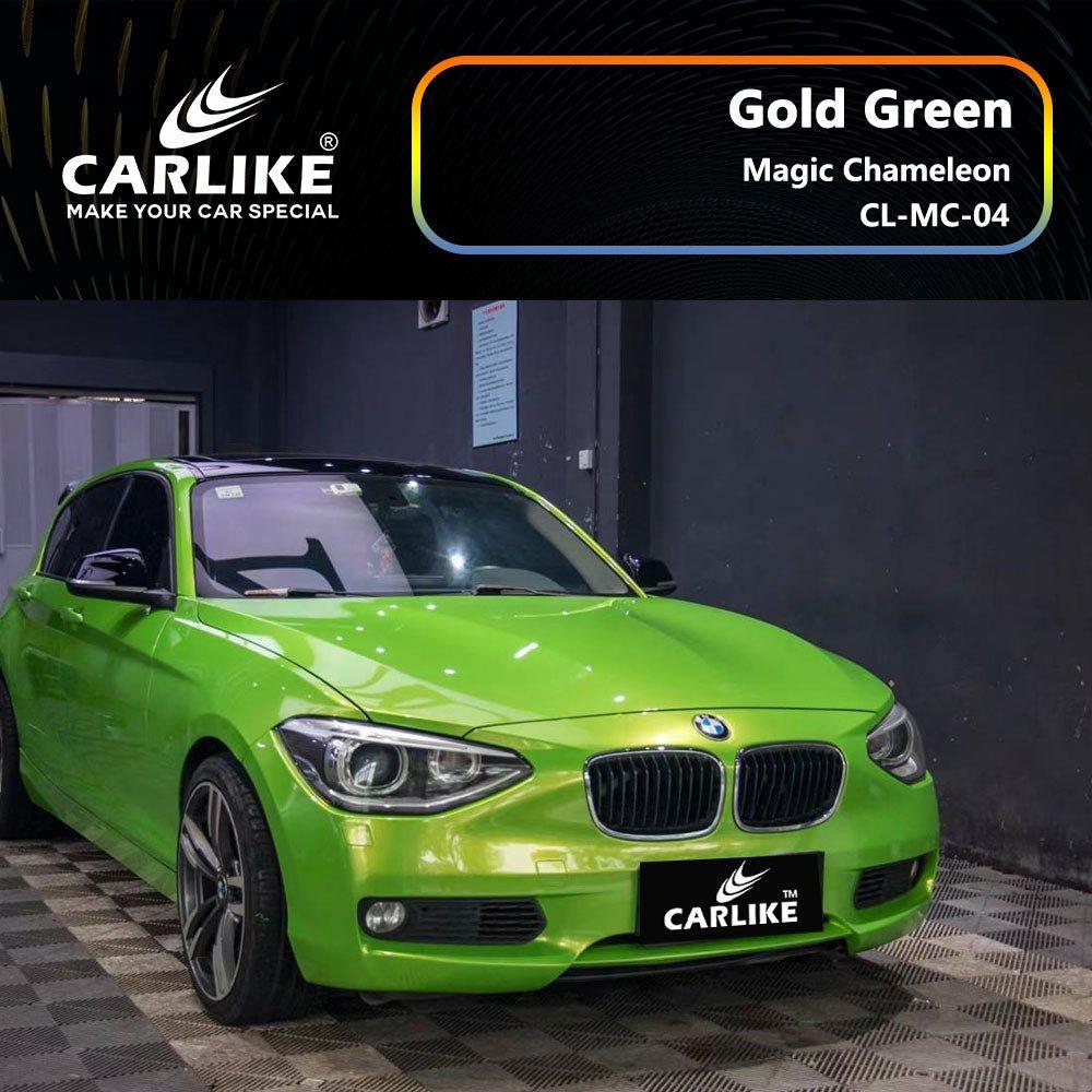 CARLIKE CL-MC-04 Magic Chameleon Gold Green Vinyl — 