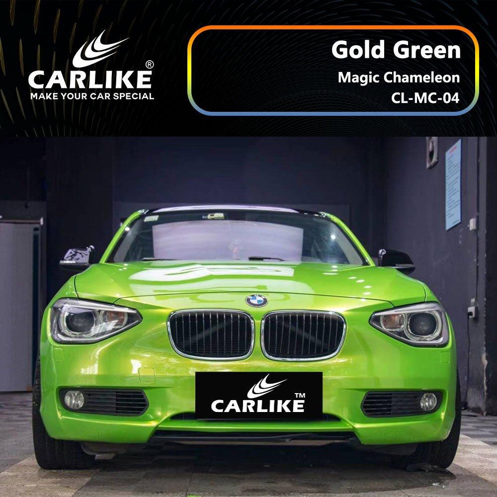 CARLIKE CL-MC-04 Magic Chameleon Gold Green Vinyl — 
