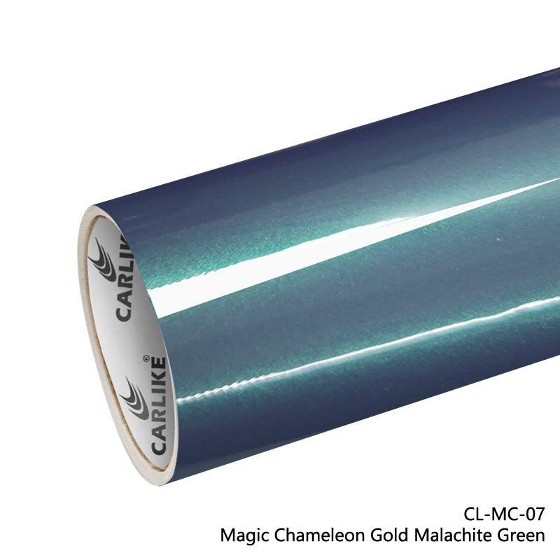 CARLIKE CL-MC-07 Magique Caméléon Or Malachite Vert Vinyle — 