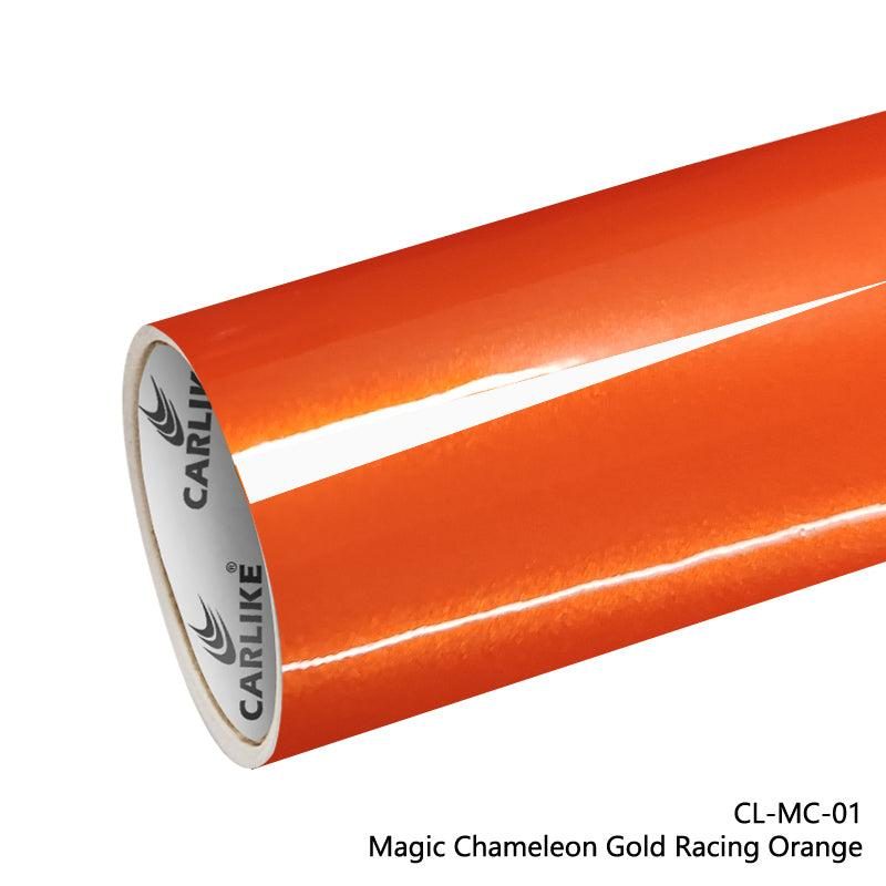 CARLIKE CL-MC-01 Magique Caméléon Or Racing Orange Vinyle — 