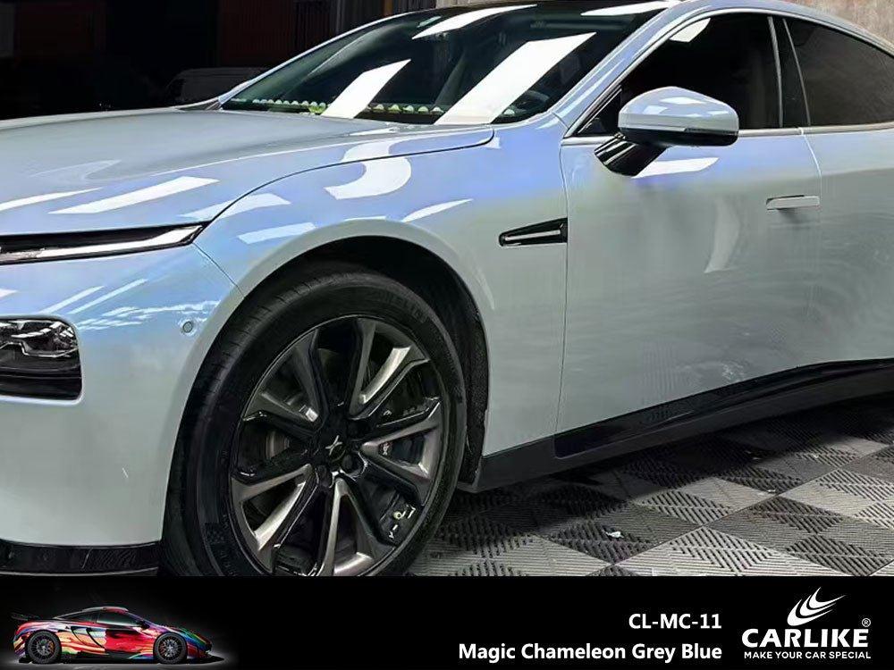 CARLIKE CL-MC-11 Magique Caméléon Gris Bleu Vinyle — 