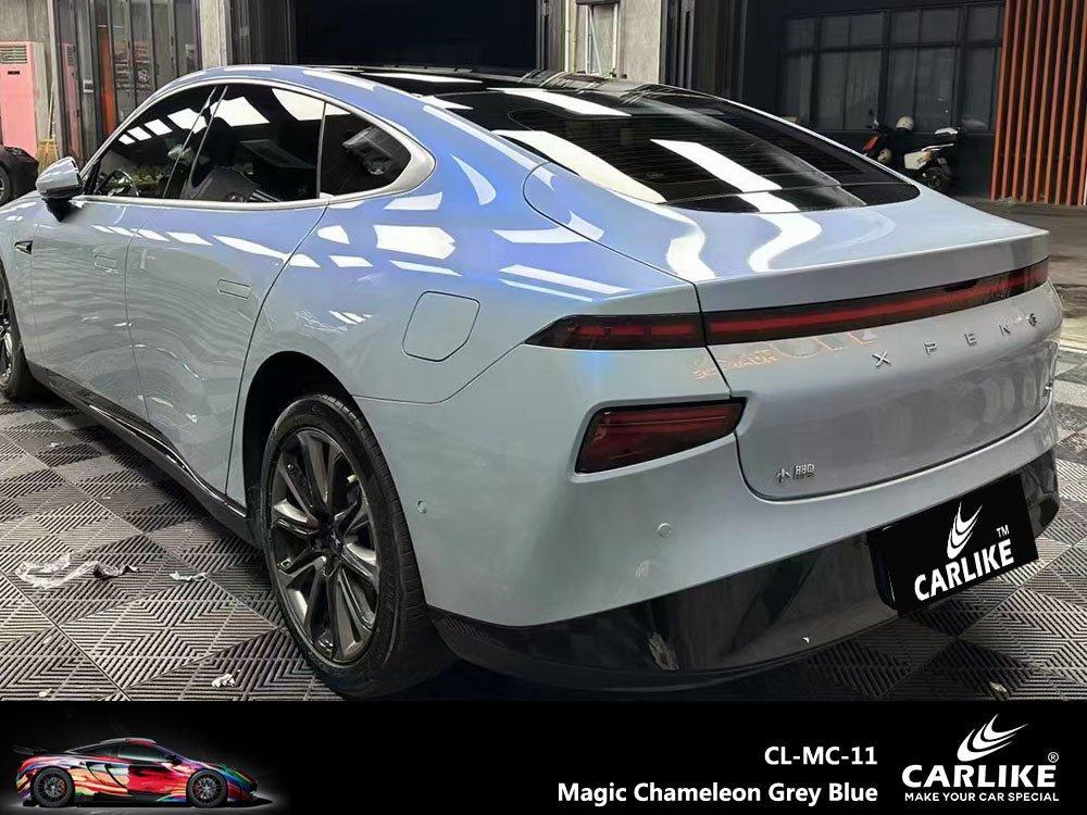 CARLIKE CL-MC-11 Magique Caméléon Gris Bleu Vinyle — 