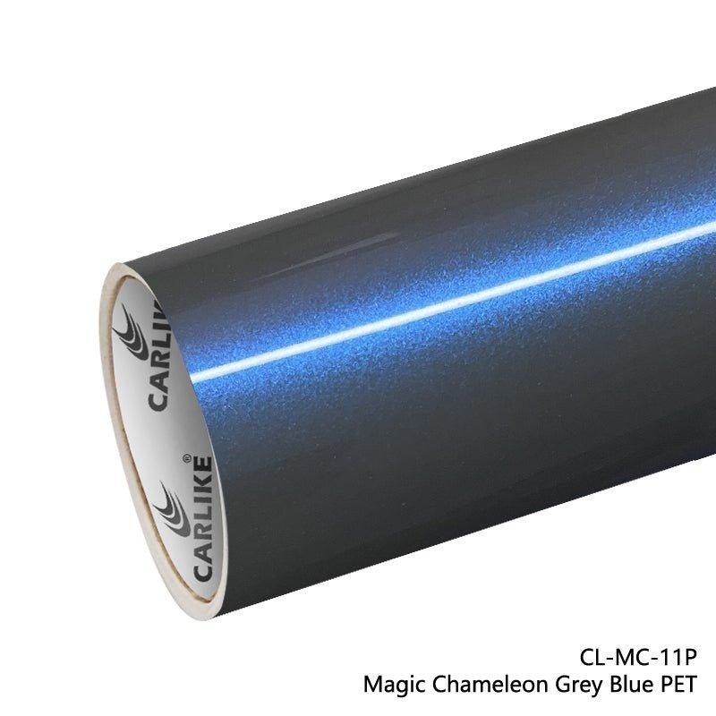 CARLIKE CL-MC-11P Magique Caméléon Gris Bleu Vinyle PET Liner — 