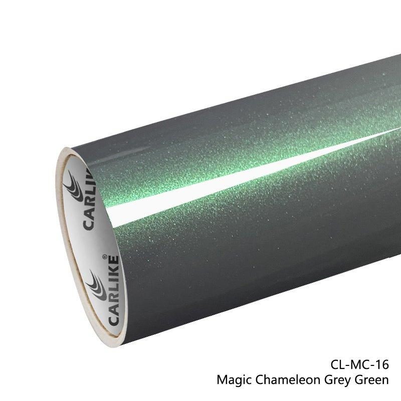 CARLIKE CL-MC-16 Magique Caméléon Gris Vert Vinyle — 