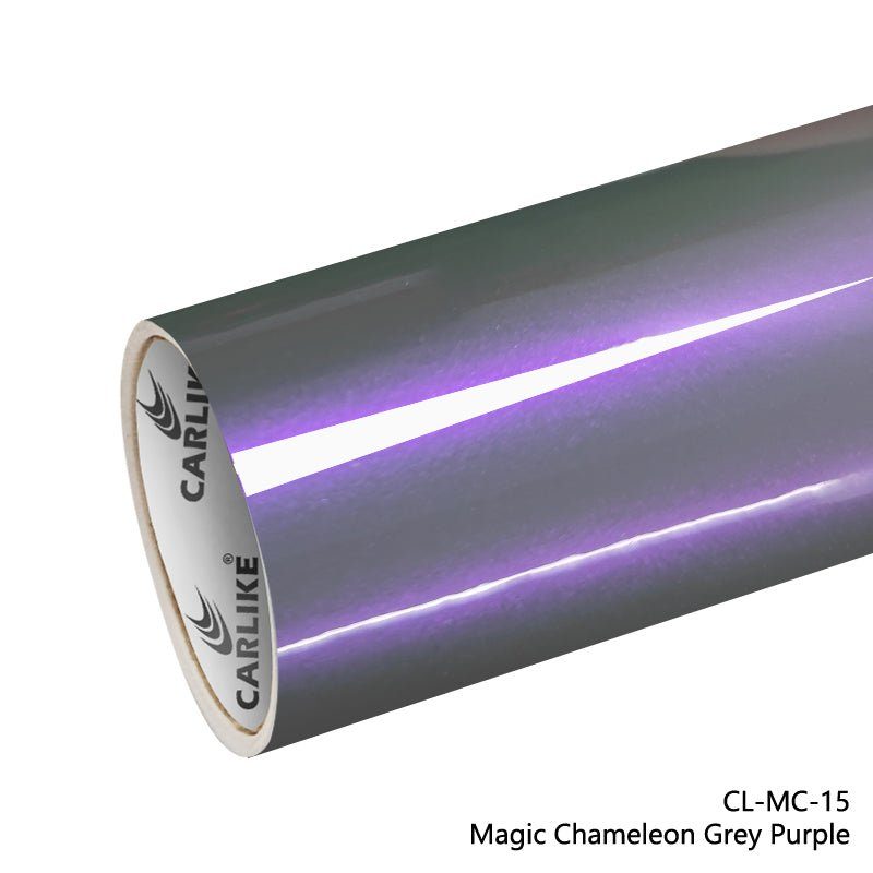CARLIKE CL-MC-15P Magique Caméléon Gris Violet Vinyle PET Liner — 