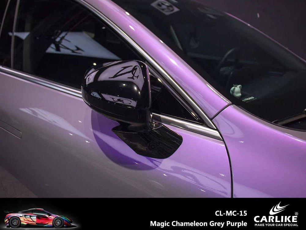 CARLIKE CL-MC-15 Magique Caméléon Gris Violet Vinyle — 