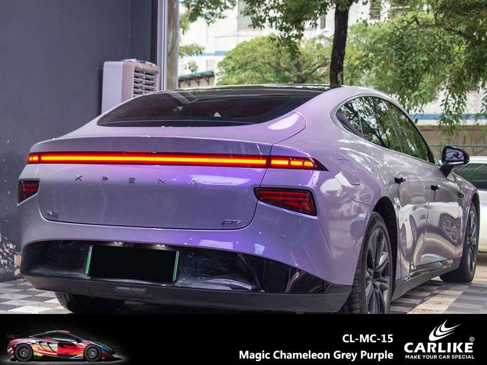 CARLIKE CL-MC-15 Magique Caméléon Gris Violet Vinyle — 