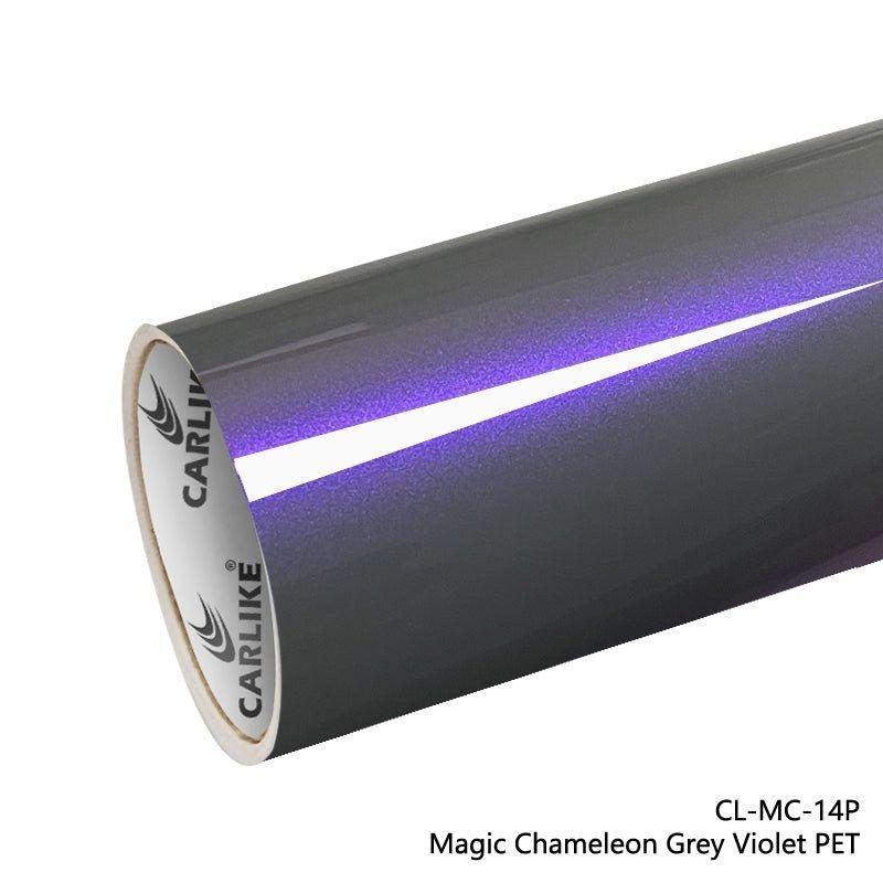 CARLIKE CL-MC-14P Magique Caméléon Gris Violet Vinyle PET Liner — 