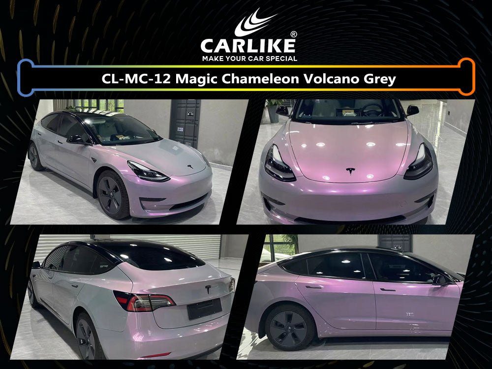 CARLIKE CL-MC-12 Magique Caméléon Volcano Gris Vinyle — 
