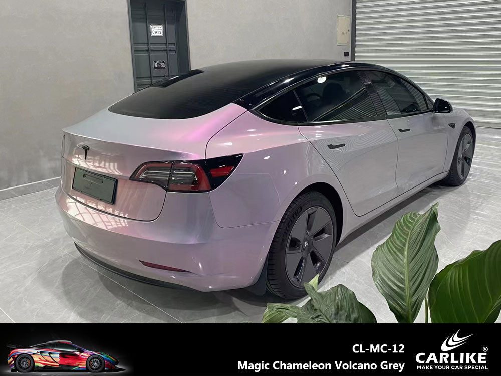 CARLIKE CL-MC-12 Magique Caméléon Volcano Gris Vinyle — 