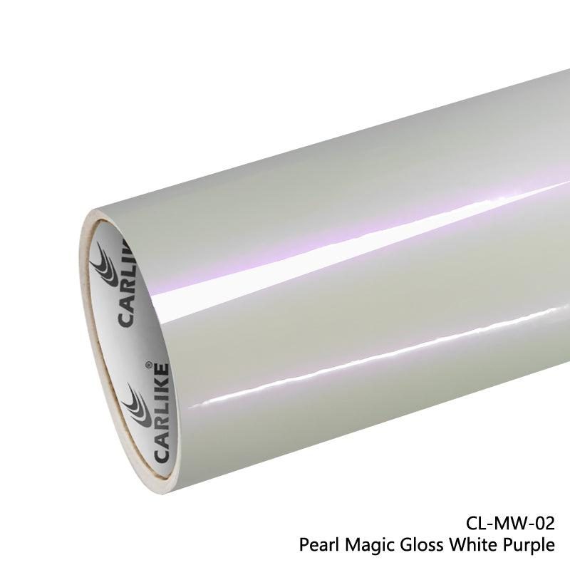 CARLIKE CL-MW-02 Nacré Magique Brillant Blanc Violet Vinyle — 