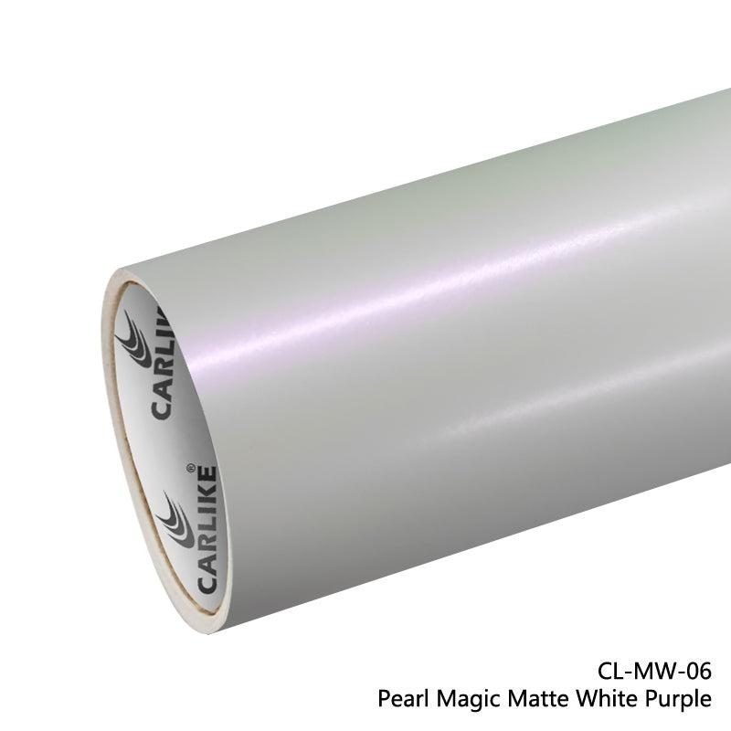 CARLIKE CL-MW-06 Nacré Magique Mat Blanc Violet Vinyle — 