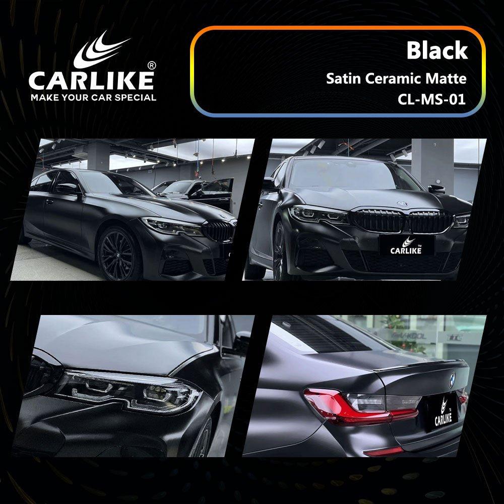 CARLIKE CL-MS-01 Satin Ceramic Matte Black Vinyl — 