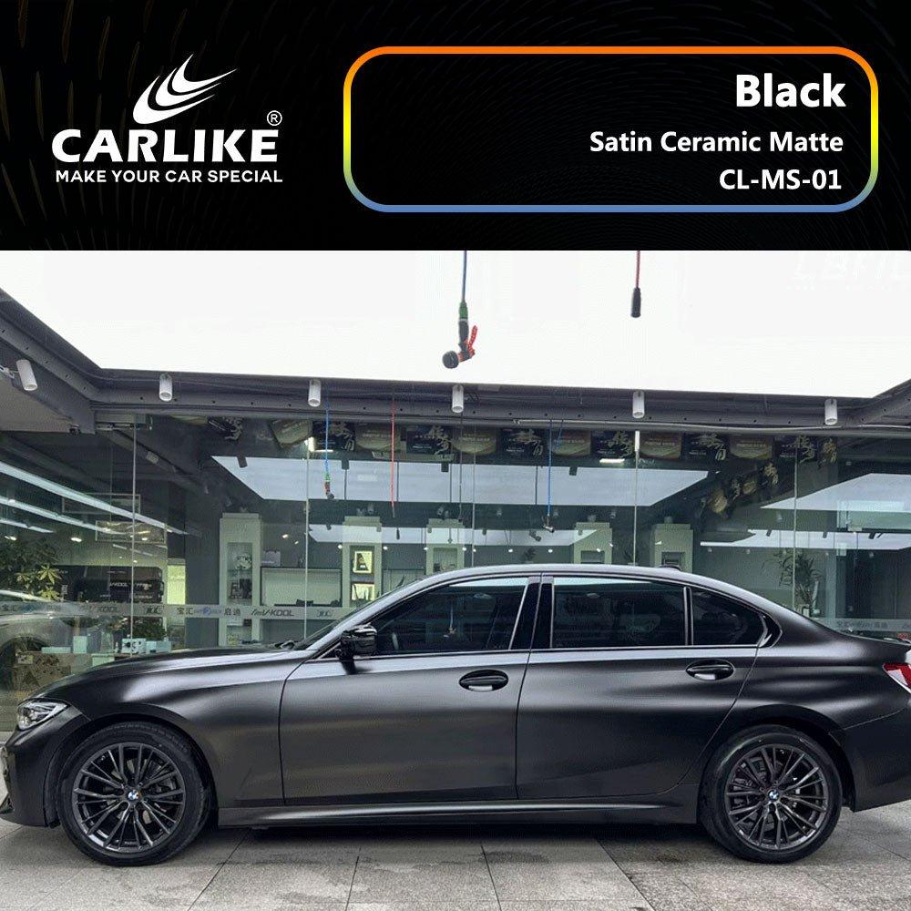 CARLIKE CL-MS-01 Satin Ceramic Matte Black Vinyl — 