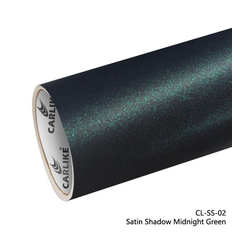 CARLIKE CL-SS-02 Satin Shadow Midnight Green Vinyl — 