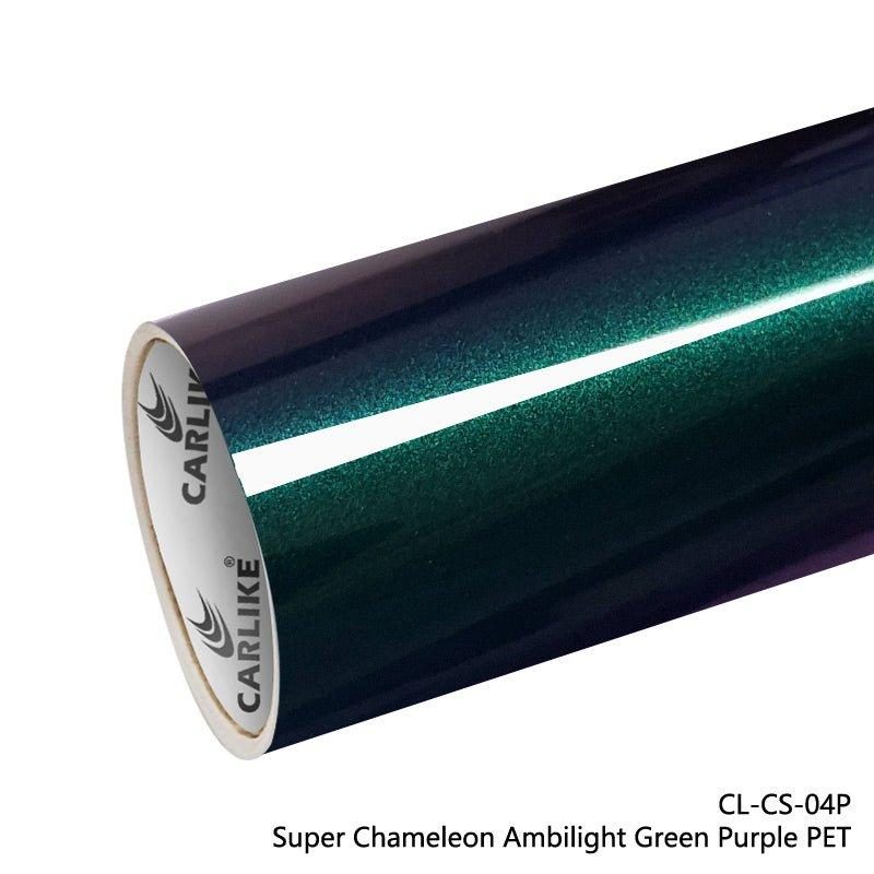 CARLIKE CL-CS-04P Super Caméléon Ambilight Vert Violet Vinyle PET Liner — 