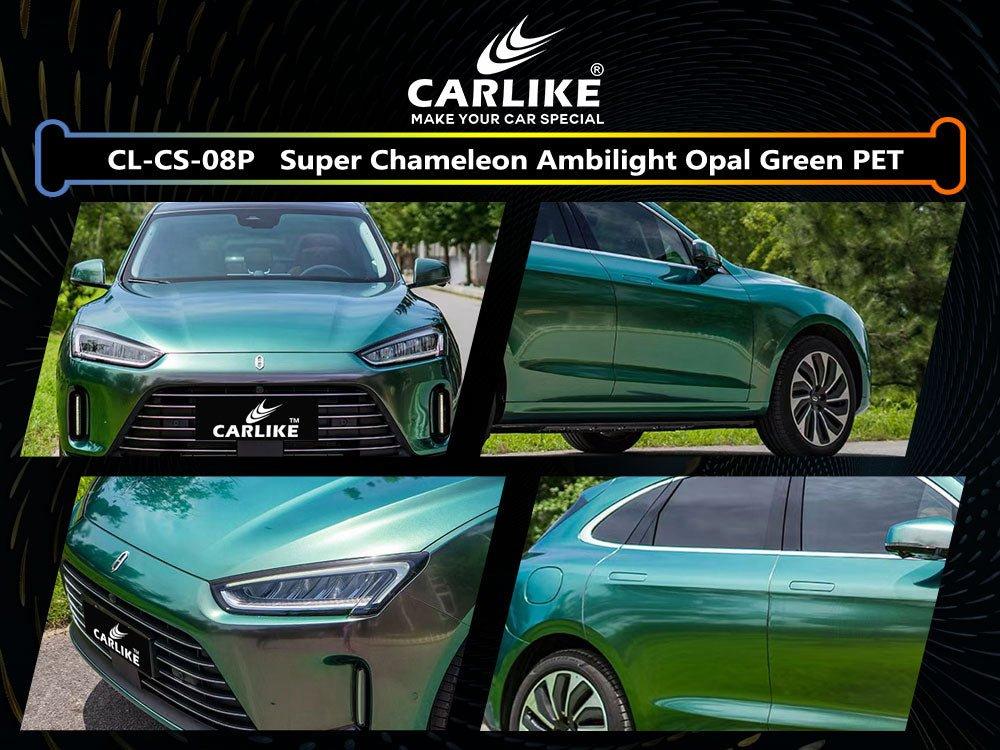 CARLIKE CL-CS-08P Super Caméléon Ambilight Opal Vert Vinyle PET Liner — 