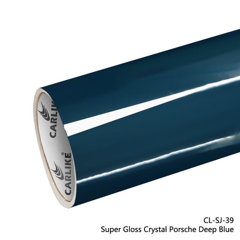 CARLIKE CL-SJ-39 Ultra-brillant Cristal Porsche Profond Bleu Vinyle — 