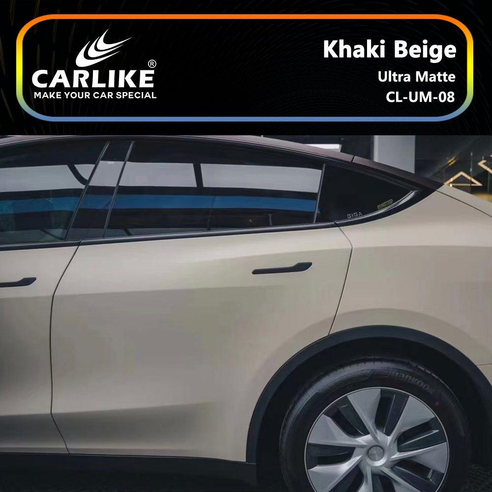 CARLIKE CL-UM-08 Ultra Mat Kaki Beige Vinyle — 